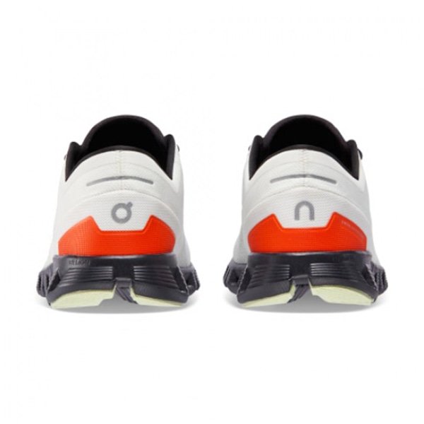 ON CLOUD 5 Herr Dam On Träningsskor Cloud X Andningsbara Sneakers Utomhus Lätta Löparskor White Orange 39