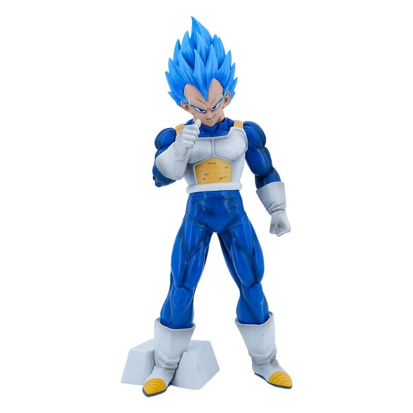 11'' Vegeta Figur Staty Figurine DBZ Super Saiyan Collection Skrivbordsdekoration Presenter Blue