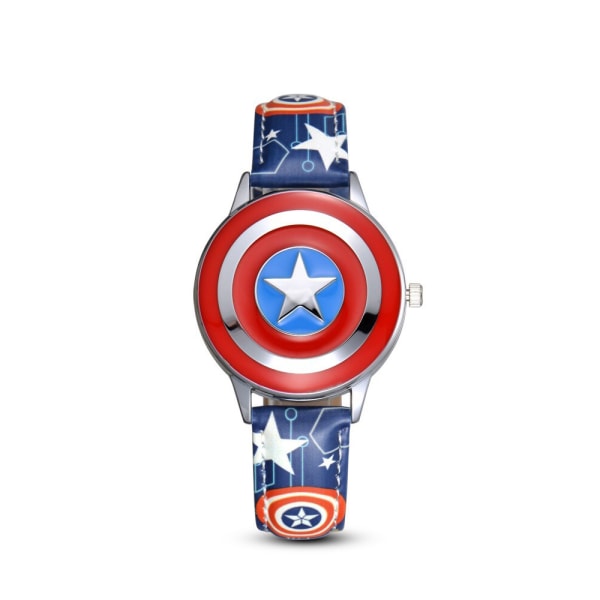 Super Hero Marvel Avengers Quartz Watch Flip Case Watch för barn superman