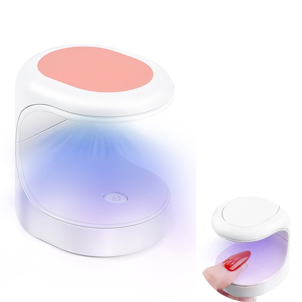 Uv-led nagellackshärdningslampa för nageltork med enkelfinger Pink