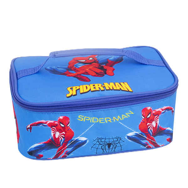 Tecknad Lunchväska School Student Picknick Bag Ice Bag Axelväska E