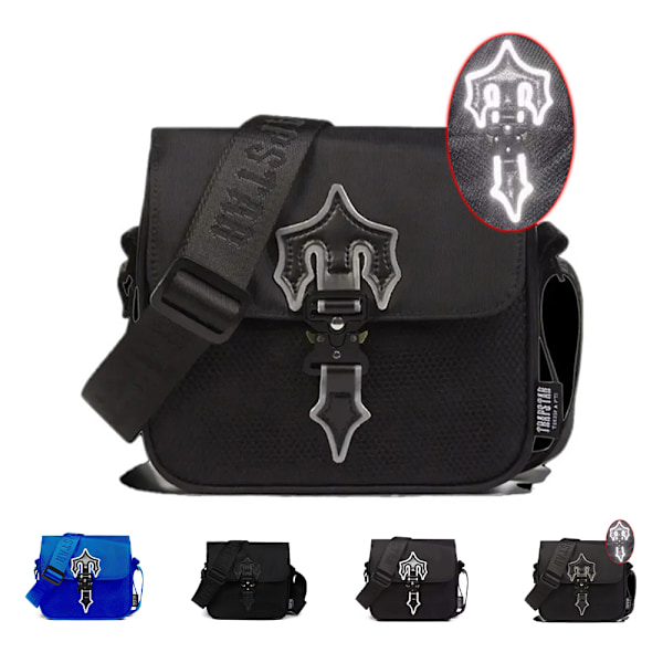 Herr Dam Brevbärare Väska Mode Messenger Hip Hop Crossbody Axelväskor Resa Handväska Väska A