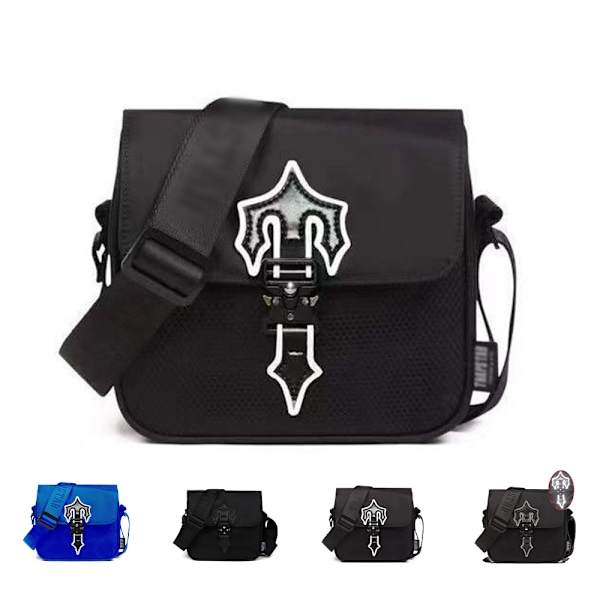 Herr Dam Brevbärare Väska Mode Messenger Hip Hop Crossbody Axelväskor Resa Handväska Väska A