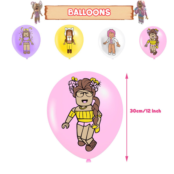 Barnens födelsedagsfestdekorationer - Banner, ballonger, tårtdekorationer och tillbehör för pojkar och flickor