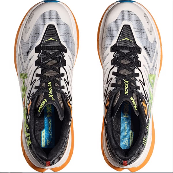 Tecton X 2 Unisex Herr Dam Skor Lågskor Löparskor Träningsskor Sneaker White Orange 43