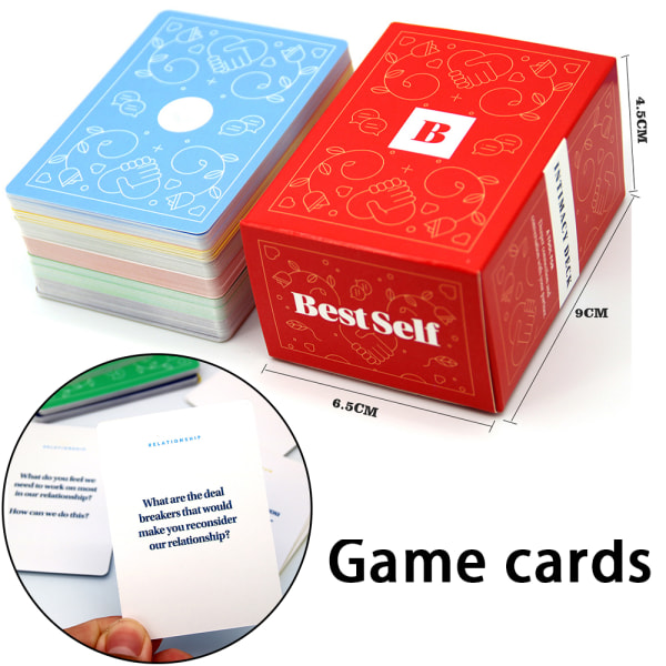 150 Cards Intimacy Deck By BestSelf Board Game Party Card Game