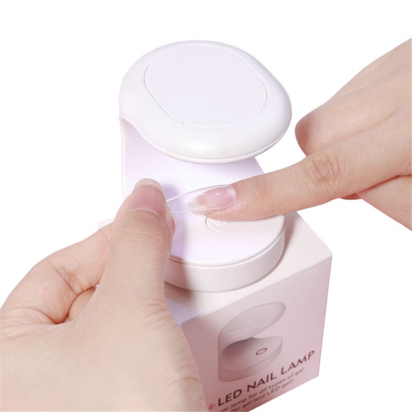Uv-led nagellackshärdningslampa för nageltork med enkelfinger Green
