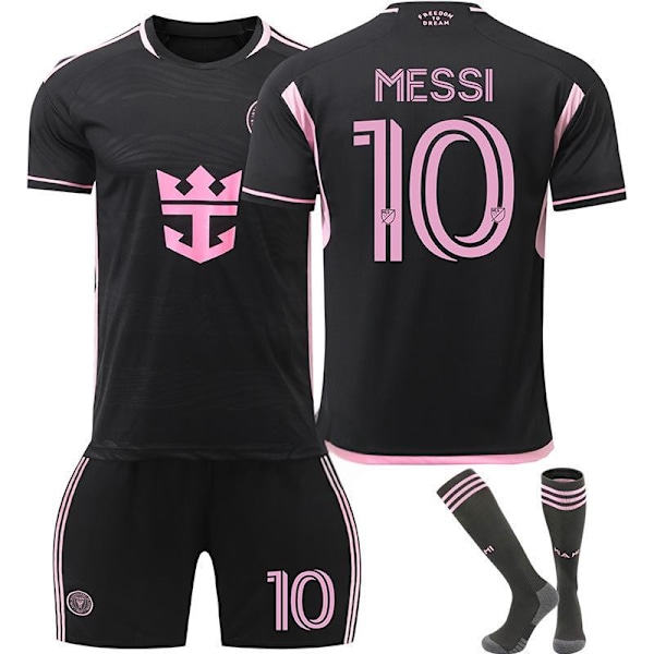 2024-2025 Miami Bortatröja Barn Fotbollströja Kit Nr.10 MESSI Tröjor Utrustning 24