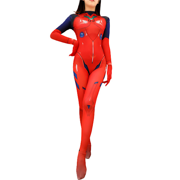Kvinder Akira Cos Tætsiddende kampdragt rollespil kostume jumpsuit L