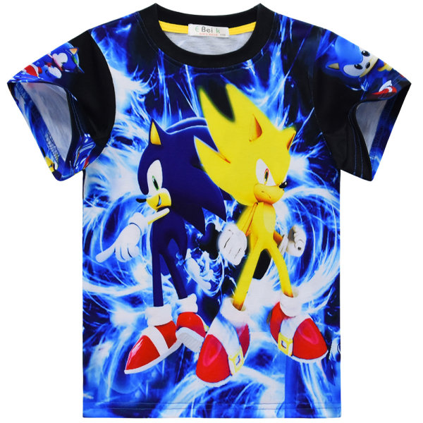 Sonic The Hedgehog Kids Pojkar Kortärmad T-shirt Shorts Kostym 140cm