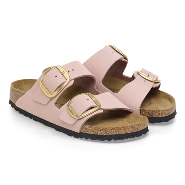Birkenstock Arizona Big Buckle Soft Footbed Tofflor Unisex Slip On Vardagsskor Pink 40
