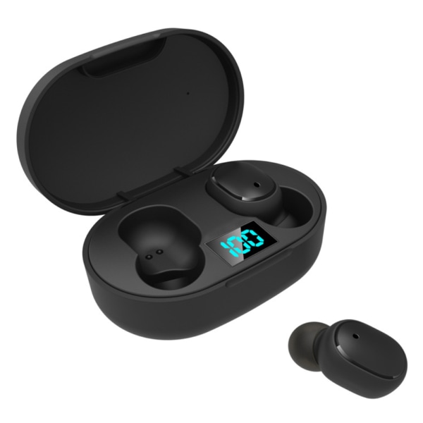 Trådlösa hörlurar TWS Bluetooth 5.0 hörlurar Headset LED