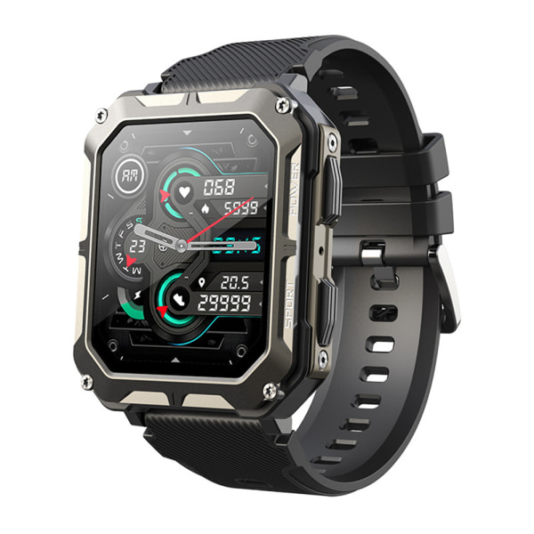 Smart Watch Fitness Tracker Puls Sport Herr Klockor black