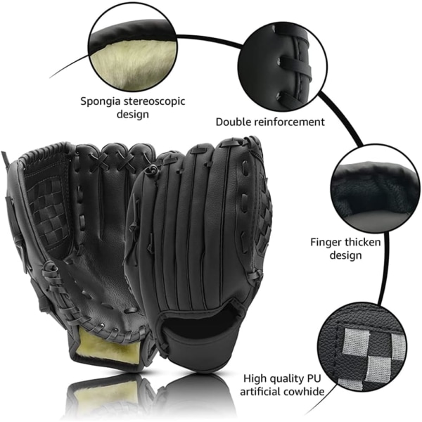 Baseball Handskar - Vänsterhänt Softball Fielding Handske cf4f | Fyndiq