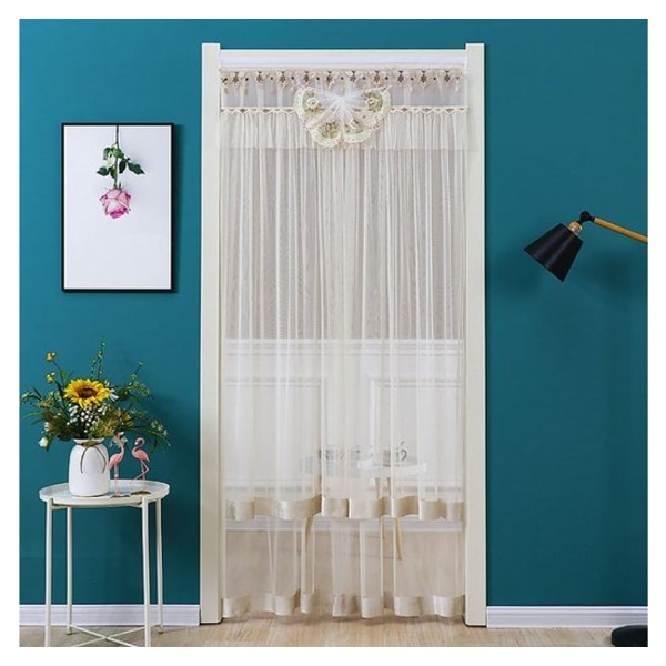 Anti mosquito door curtain with double opening tip