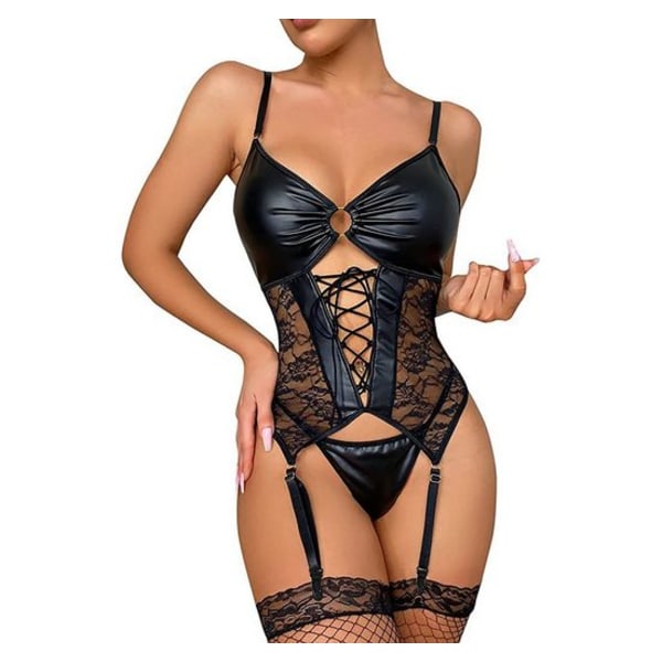 Women Sexy Harness Bra Lace Push Up Bralette Body Chest Strappy