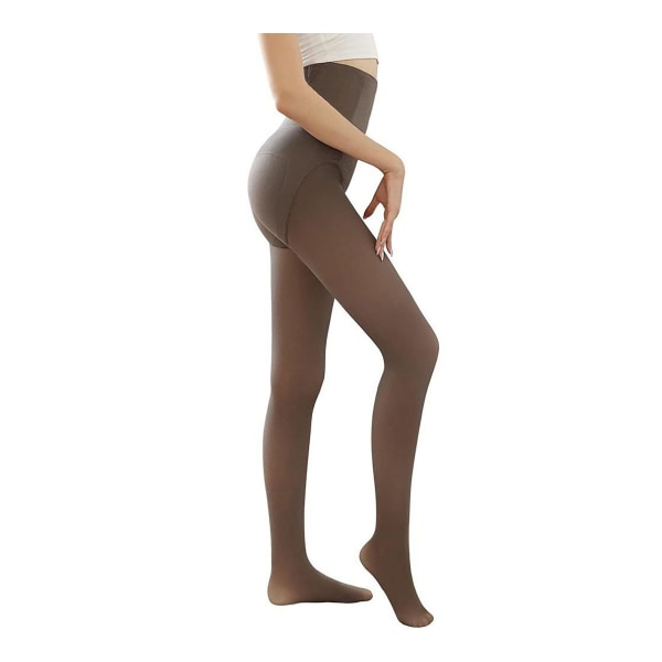 Women's thermal tights with inner fleece warm opaque leggings