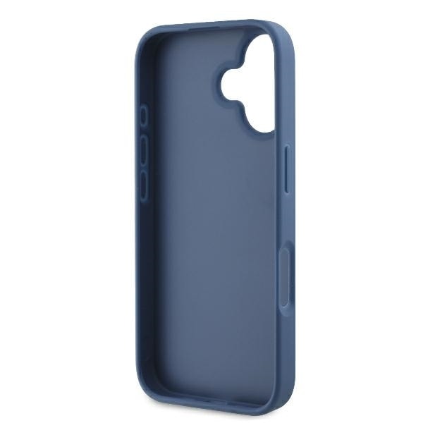 Guess 4G Bottom Stripe iPhone 16 Case - Blue Blue