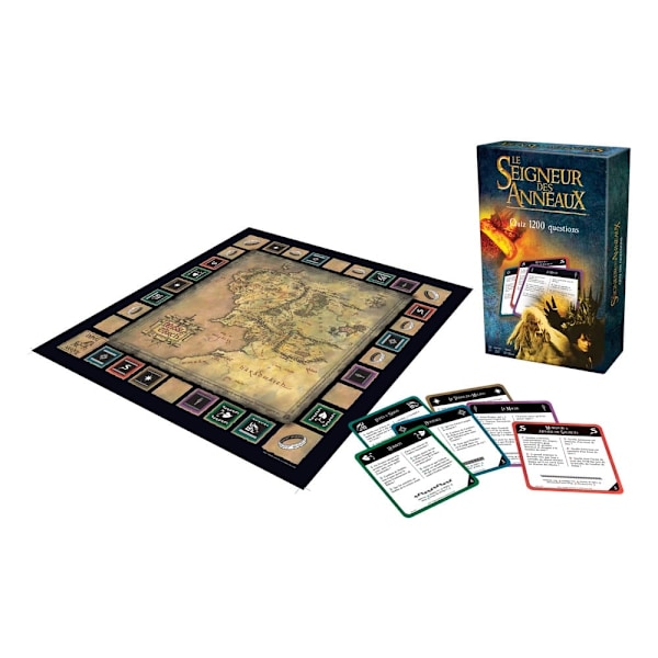 Lord of the Rings Board Game Quiz 1200 Questions *French Version* multifärg