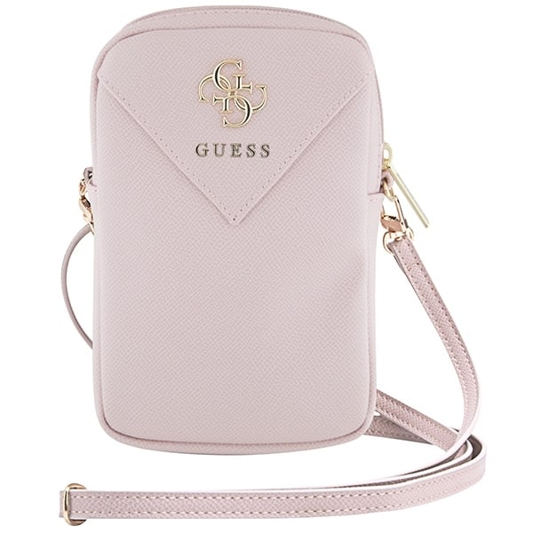 Guess Zip Triangle 4G bag - pink Pink