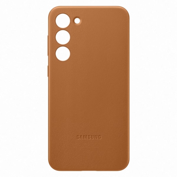 Samsung Leather Cover case for Samsung Galaxy S23+ genuine camel leather case (EF-VS916LAEGWW) Brown