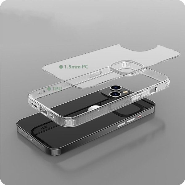 Tech-Protect FlexAir Hybrid Case for Nothing Phone 2A - Transparent Transparent