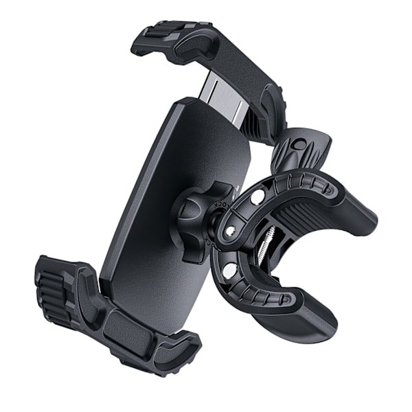 Acefast D23 bicycle holder for 4.5-6.7" phone - black Black