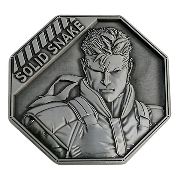 Metal Gear Solid Collectable Coin Solid Snake Limited Edition multifärg