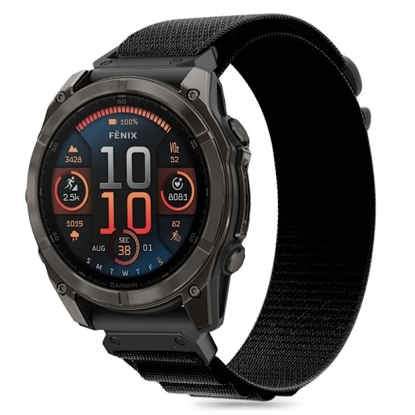 Tech-Protect Nylon Pro Garmin Fenix 5X / 5X PLUS / 6X / 6X Pro / 7X / 8 Strap (51 MM) - Black