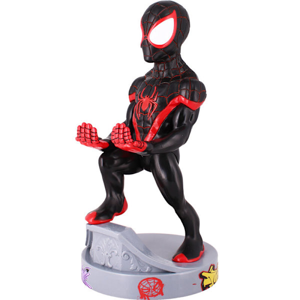 Marvel Spiderman Miles Morales figure clamping bracket Cable guy 21cm multifärg