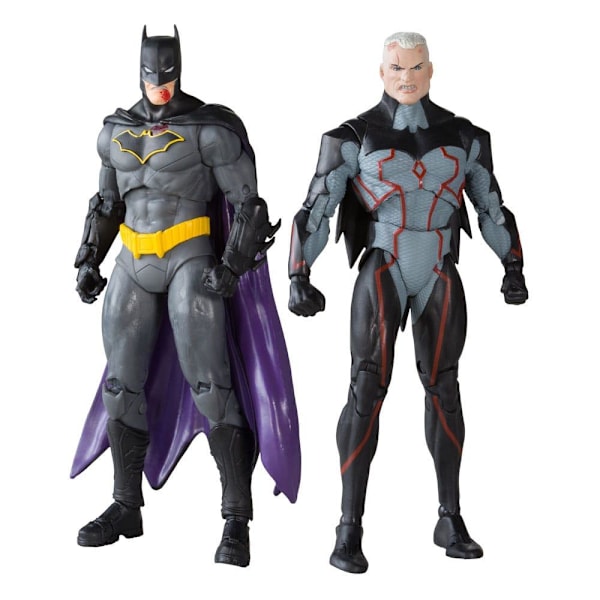 DC Collector Action Figures Pack of 2 Omega (Unmasked) & Batman (Bloody)(Gold Label) 18 cm multifärg