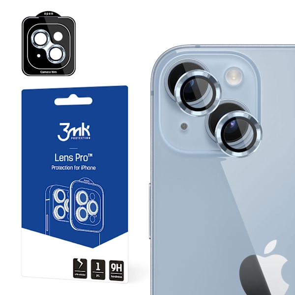 3mk Lens Protection Pro camera cover for iPhone 14 Plus - blue Blue