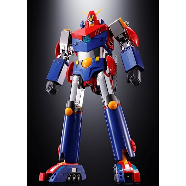 Super Electromagnetic Machine Voltes V Soul of Chogokin Diecast Action Figure GX50-SP Com-Battler V Chogokin 50th Anniversary Ver. 25 cm multifärg