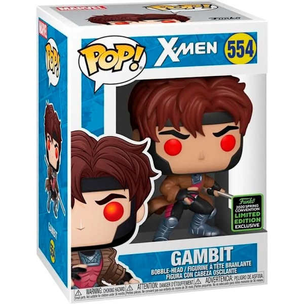 POP figure Marvel X-Men Gambit Exclusive Multicolor