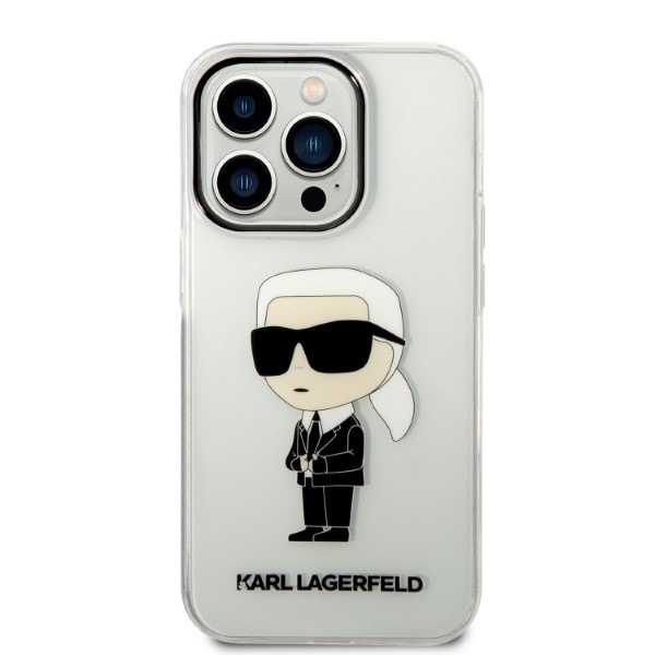 Karl Lagerfeld Ikonik Karl case for iPhone 14 Pro Max - transparent Transparent