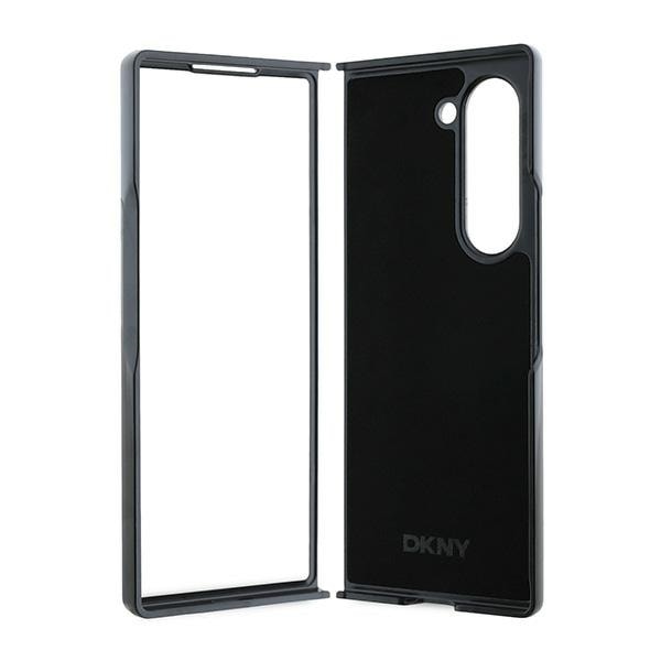 DKNY Checkered Pattern Printed Stripes case for Samsung Galaxy Z Fold 6 - black Black