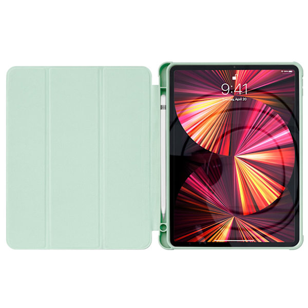 Stand Tablet Case Smart Cover case for iPad Pro 11 '' 2021/2020 with stand function green Green