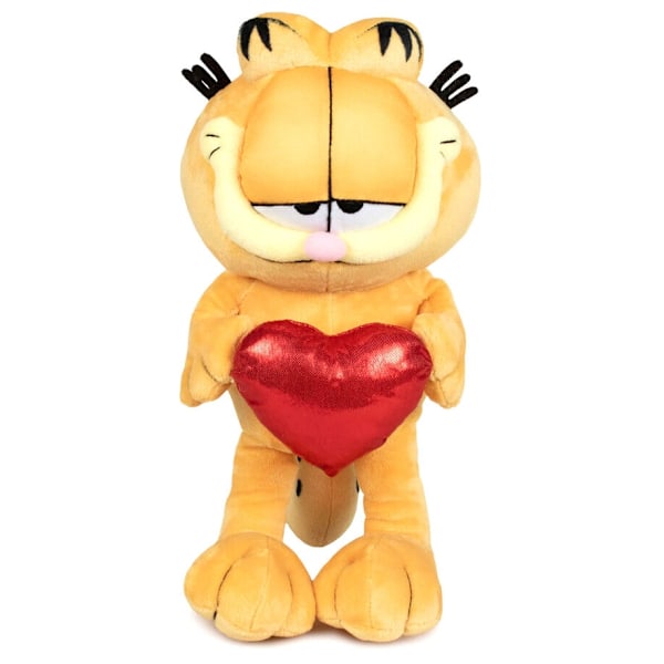 Garfield heart soft plush toy 36cm multifärg