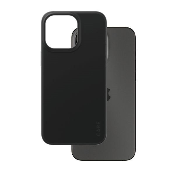 CARE by PanzerGlass Fearlessly Fashionable Case for iPhone 15 Pro Max - Black Black