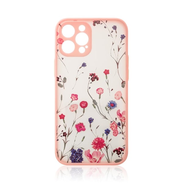 Design Case for iPhone 12 Pro Max flower pink Pink