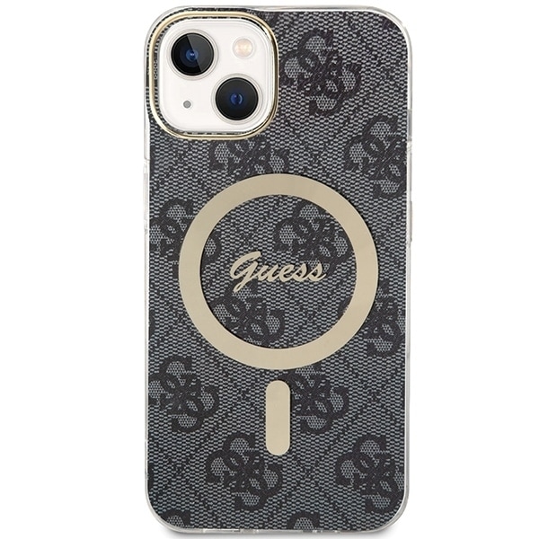 Guess IML 4G MagSafe case for iPhone 15 - black Black