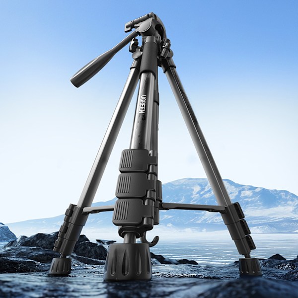 Professional Ugreen LP661 tripod for smartphones and cameras - black and gray Black