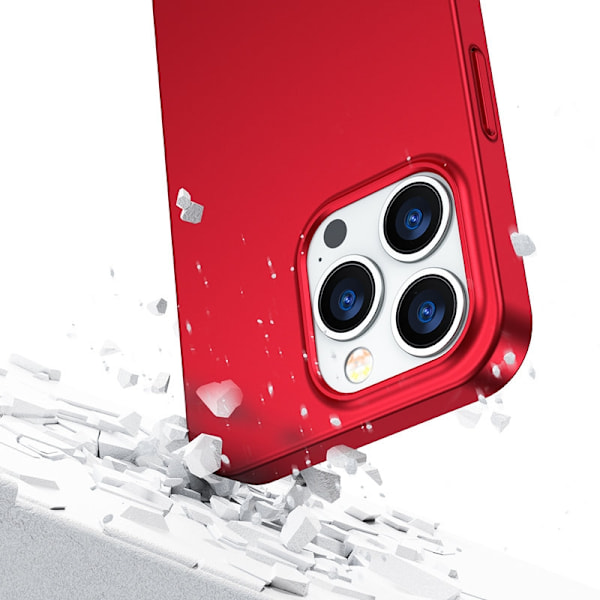 Joyroom 360 Full Case front and back cover for iPhone 13 Pro Max + tempered glass screen protector red (JR-BP928 red) Red