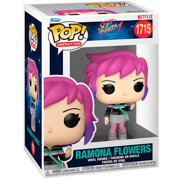 POP figure Scott Pilgrim Takes Off Ramona Flowers Multicolor