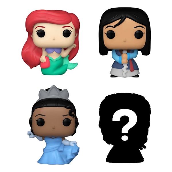 Disney Princesses Bitty POP! Vinyl Figure 4-Pack Ariel 2,5 cm Multicolor