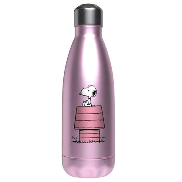 Snoopy Pink Kennel stainless steel bottle 550ml multifärg