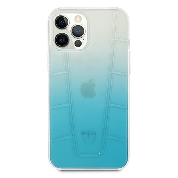 Mercedes MEHCP12LCLGBL iPhone 12 Pro Max 6,7" niebieski/blue hardcase Transparent Line Blue