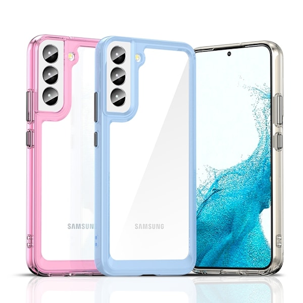 Outer Space Case Case for Samsung Galaxy S22 + (S22 Plus) Hard Cover with Gel Frame Transparent Transparent