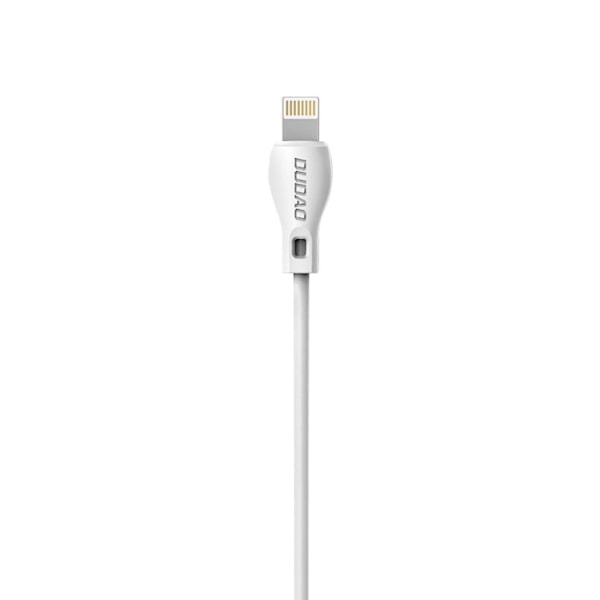 Dudao cable USB / Lightning cable 2.4A 1m white (L4L 1m white) White