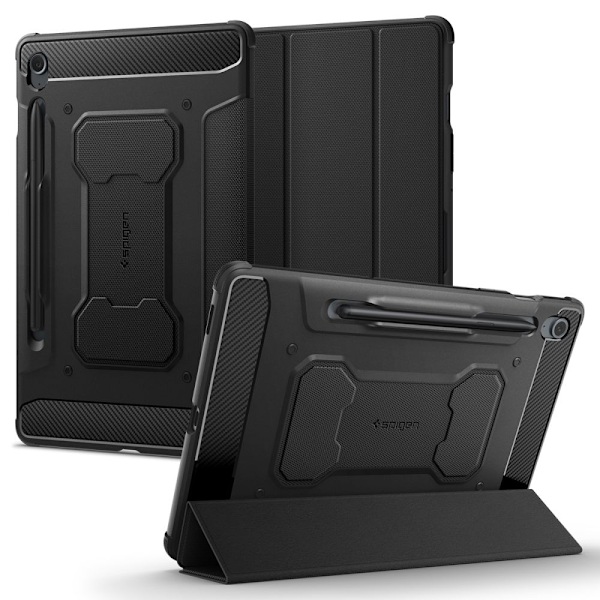 Spigen Rugged Armor Pro case for Samsung Galaxy Tab S9 FE 10.9&#39;&#39; X510 / X516B - black Black